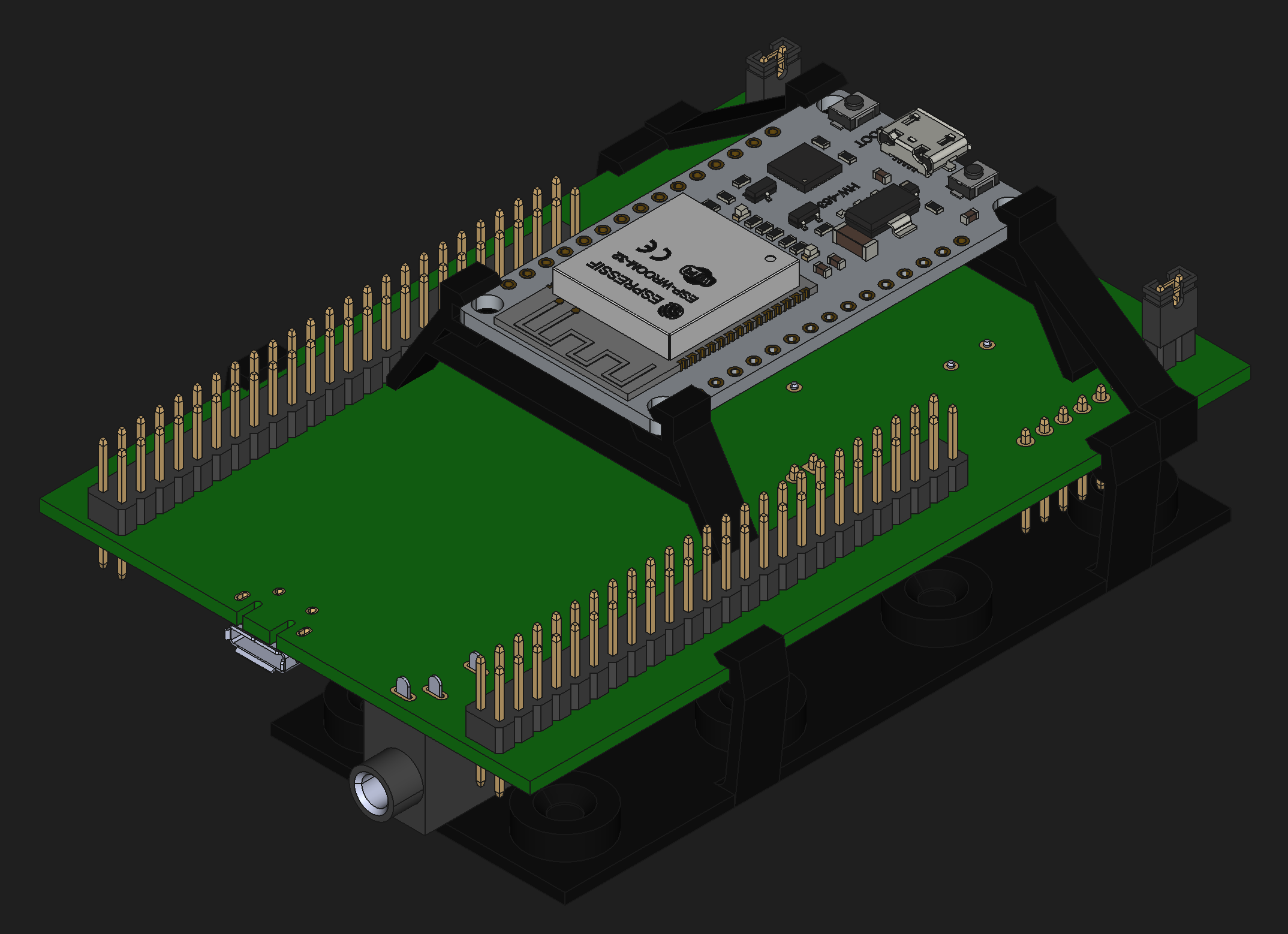 Dual Board CAD Rendering